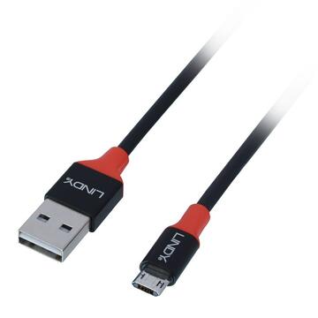 Cablu Lindy 1m USB 2.0 Type A to MiniUSB