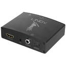 Media convertor Lindy HDMI 4K Audio Extractor with bypas