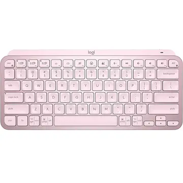 Tastatura Logitech MX Keys Mini, White LED, Bluetooth, Layout US, Rose