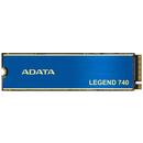 SSD Adata Legend 740, 1TB, PCIe Gen3.0 x4, M.2