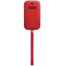 Husa Apple Leather Sleeve with MagSafe pentru iPhone 12 mini, RED