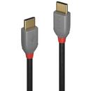 Lindy 36871 USB cable 1 m USB 2.0 USB C Black, Grey