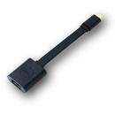 DELL 470-ABNE USB cable 0.132 m USB 3.2 Gen 1 (3.1 Gen 1) USB C USB A Black