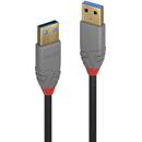 Lindy 36754 USB cable 5 m USB 3.2 Gen 1 (3.1 Gen 1) USB A Black, Grey