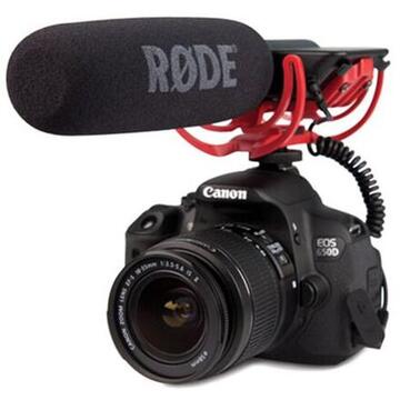 Microfon Rode RØDE VideoMic Rycote Black Digital camera microphone