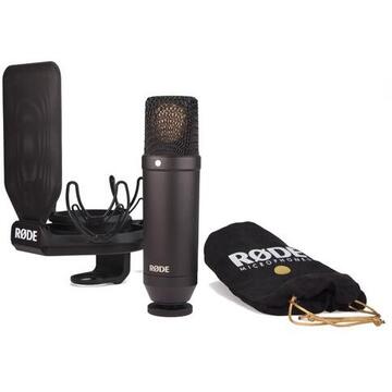 Microfon Rode RØDE NT1-KIT microphone Black Studio microphone