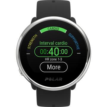 Smartwatch Polar Ignite  1.2" Black /Silver GPS