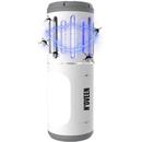 Lampa electrica anti-insecte Noveen Insect killer lamp, LED UV, 6W, 1000 V, portabil (3 x AA), lanterna, IP44, IKN853 White Grey