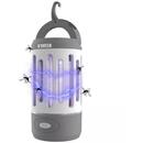 Lampa electrica anti-insecte Noveen Insect killer lamp, LED UV, 4W, 800 V, portabil (1200 mAh), lanterna, IP44, IKN851 White Grey