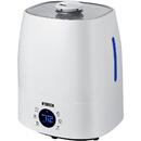 Umidificator de aer Noveen cu ultrasunete, ionizare, aer rece/cald, LCD, 5 L, putere 110 W, UH1800 X-LINE White