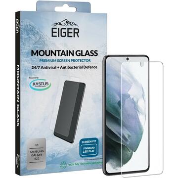 Eiger Folie Sticla 2.5D Mountain Glass Samsung Galaxy S22 Clear (0.33mm, 9H)