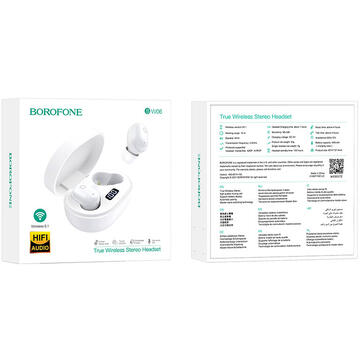 Borofone TWS BW06 Manner White