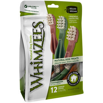 Jucarii animale WHIMZEES Dog Chew Toothbrush M - 12 pcs.