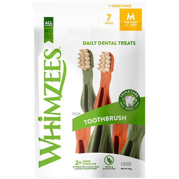 Jucarii animale WHIMZEES 1 Week Pack Dog Chew Toothbrush S - 14 pcs.