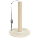 Jucarii animale Zolux Cat scratching post with toy 63 cm - beige