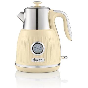 Fierbator Swan SK31040GN electric kettle 1.5 L CREAM 3000 W