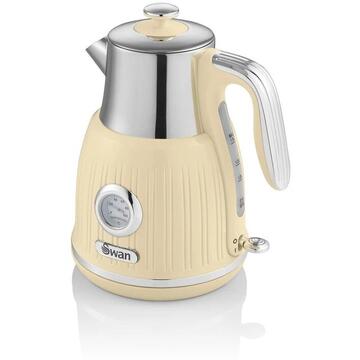 Fierbator Swan SK31040GN electric kettle 1.5 L CREAM 3000 W