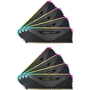 Memorie Corsair Vengeance RGB RT 256GB DDR4 3600MHz CL18 Octa-Kit black