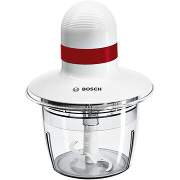 Tocator Bosch MMRP1000 0.8 L 400 W Red, Transparent, White