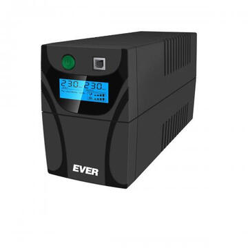 Ever EASYLINE 850 AVR USB Line-Interactive 0.85 kVA 480 W 2 AC outlet(s)