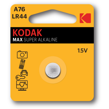 Kodak MAX A76 LR44 Single-use battery Alkaline