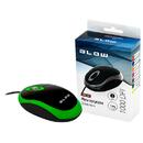 Mouse BLOW MP-20, USB, Black-Green