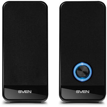 SVEN 320 2.0 SPEAKERS BLACK USB 2X3W