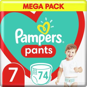 Pampers Pants Boy/Girl 7 74 pc(s)
