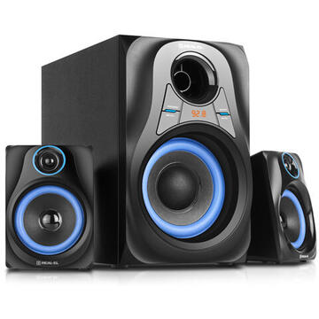 Speakers 2.1 REAL-EL M-380 Black 32W
