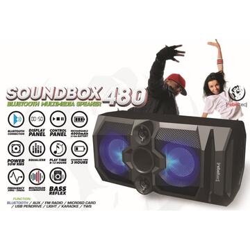 Boxa portabila Rebeltec SoundBox 480 Portable Bluetooth player  50W RMS