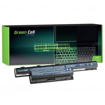 Green Cell Baterie laptop AC07 Pentru Acer 10.8 V, Negru