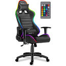 Scaun Gaming huzaro Force 6.0 RGB LED Universal Gaming Chair Upholstered Padded Seat Negru