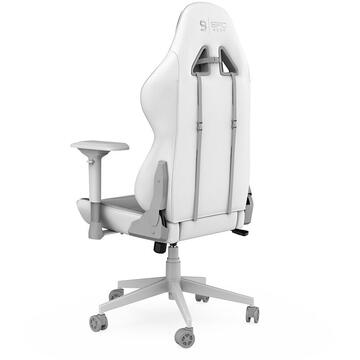 Scaun Gaming Silentium gaming chair SPC Gear SX500 Onyx White