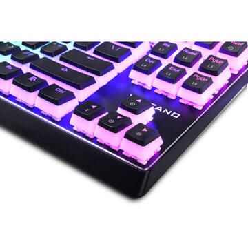 Tastatura Modecom Volcano Lanparty Pudding RGB Negru