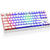 Tastatura Modecom Volcano Lanparty Pudding Edition RGB Alb