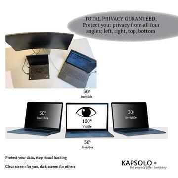KAPSOLO 4-Way Plug In Privacy 33,8cm (13,3&quot;) Wide 16:9