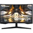 Monitor LED Samsung Odyssey G55A 68.6 cm (27") 2560 x 1440 pixels Quad HD Black