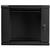 Netrack 19'' wall-mounted installation cabinet 9U 600x450mm black (glass door)