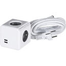 Prelungitor Allocacoc PowerCube Extended USB E(FR), 3m power extension 4 AC outlet(s)