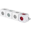 Prelungitor Allocacoc PowerCube Original Type E power extension 5 AC outlet(s) Indoor Red