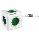 Prelungitor Allocacoc PowerCube Extended Type E power extension 1.5 m 5 AC outlet(s) Indoor Green