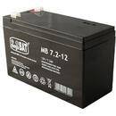 MPL POWER ELEKTRO MPL megaBAT MB 7.2-12 UPS battery Lead-acid accumulator VRLA AGM Maintenance-free 12 V 7,2 Ah Black