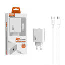 Incarcator de retea MAIN CHARGER 20W + CABLE TYP-C WHITE SOMOSTEL POWER DELIVERY SMS-A78 PD