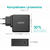 Incarcator de retea choetech Q4004-EU, Fast charging, 1 x USB-C, 60W, 3A, Negru