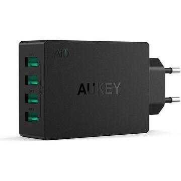 Incarcator de retea Aukey PA-U36 40W 8A 4 USB Port AiPower