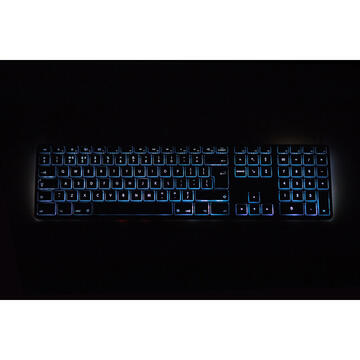 Tastatura Matias Keyboard aluminum Mac backlight RGB Space Gray