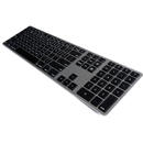 Tastatura Matias Keyboard aluminum Mac backlight RGB Space Gray