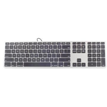 Tastatura MATIAS Keyboard MAC SILVER  USB