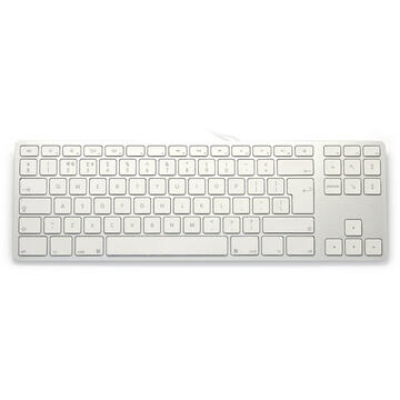 Tastatura Matias Keyboard aluminum Mac Tenkeyless Silver