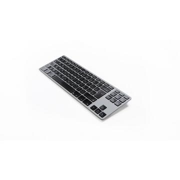 Tastatura Matias Keyboard aluminum Mac Tenkeyless bluetooth Space Gray